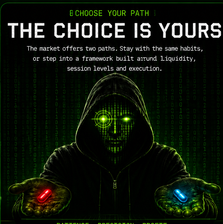 5NIPER holding the red pill and blue pill